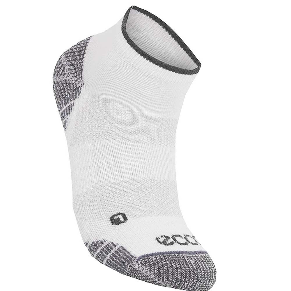 Women\'s Ecco Golf Ankle Socks Socks White | USA 427WNB